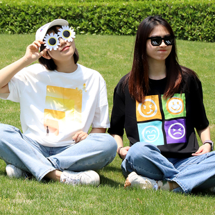 宛平南路600号官方联名潮牌短袖 流行宽松全棉上衣 T恤男女2023夏款