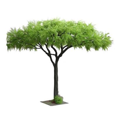 厂家专业定制金合欢树高品质仿真合欢花树室内外景观仿真植物