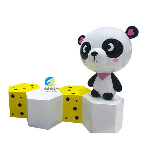 户外玻璃钢坐凳儿童娱乐商场休闲椅卡通雕塑玻璃钢座椅异形长条凳