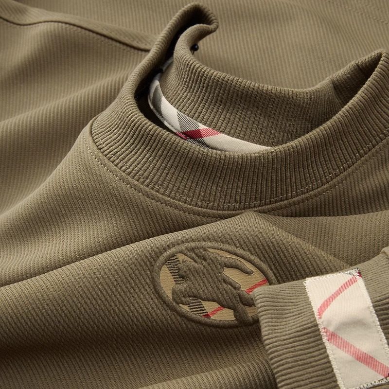 重磅纯棉卫衣男2024春秋款潮牌印花高端无帽品牌圆领男士长袖T恤