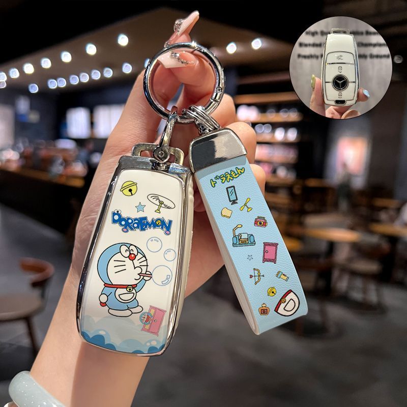 奔驰e300l钥匙套E级C级c260l/c200l/a200l/glc260l/gla/gle钥匙扣