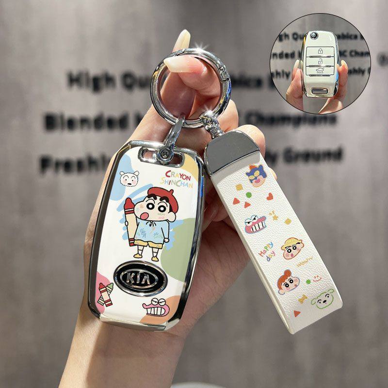 适用于起亚钥匙套k3/k4/k5/k6/kx3/kx5/kx7智跑索兰托奕跑钥匙扣