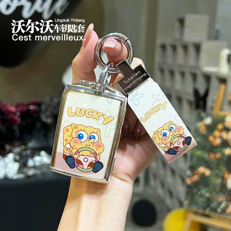 适用于沃尔沃xc60钥匙套s90/s60/xc90/xc40/v60汽车钥匙壳女包扣