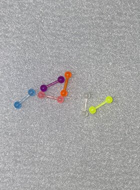 小破店荧光色的夏天辣妹不用耳钉
