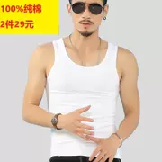 Áo vest nam mùa thu. Áo vest cotton vai cotton hoang dã size lớn mỏng mới gợi cảm - Áo vest