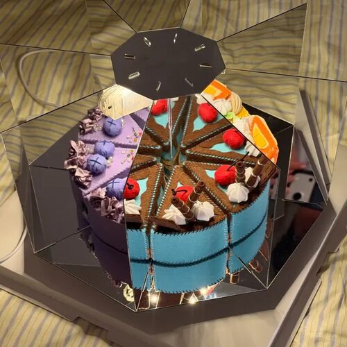 手工幻境蛋糕小夜灯diy材料包ins