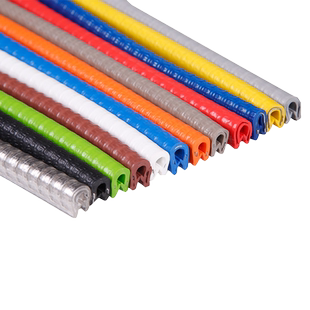 U型橡胶包边条铁皮玻璃封护边防撞条桥架护口卡槽嵌条U形密封胶条