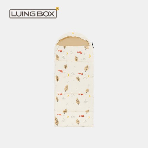 Luingbox露营盒子户外儿童睡袋孩童冬季加厚防寒被子两用隔脏办公