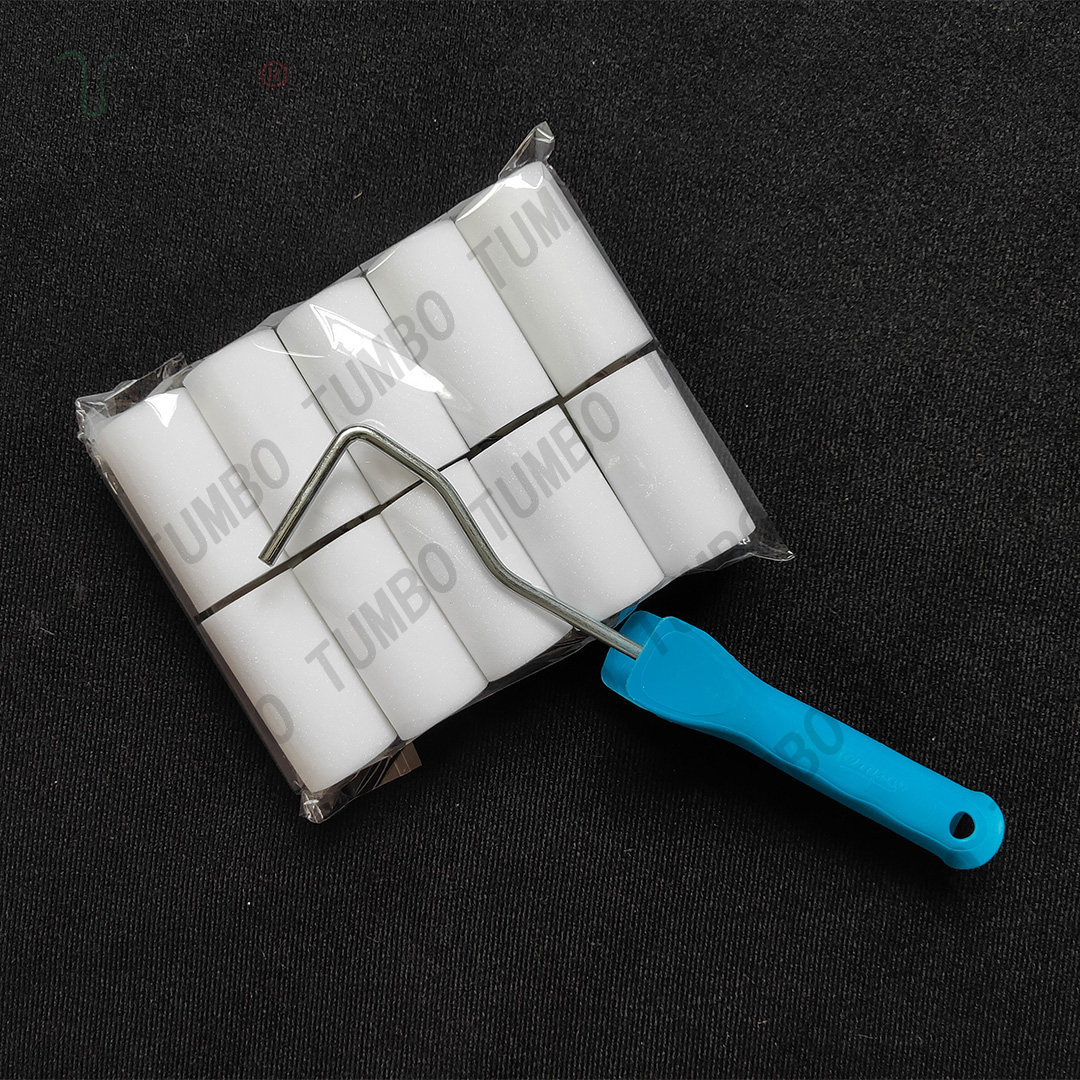 特价滚筒刷2寸聚酯油性海绵滚刷耐腐蚀耐溶剂油漆刷修边补漆刷墙