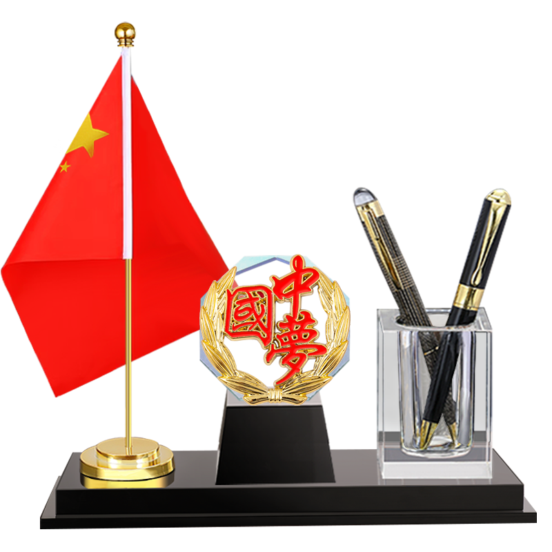办公桌面旗帜摆件定制