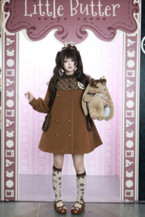 可爱甜美秋冬外套 大衣lolita 全款 7天内发货 限量现货