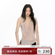 性感纯欲挂脖网纱无袖 RedBling 原创设计新款 荡领露背高级感背心