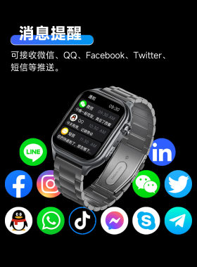 GE500（G Band）SIM卡蓝牙通话心电情绪压力体温血氧智能手表