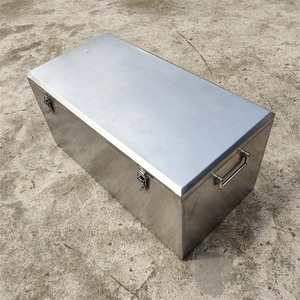 款不锈钢工具箱304加厚型带轮子大号手提式五金工具盒收纳箱维