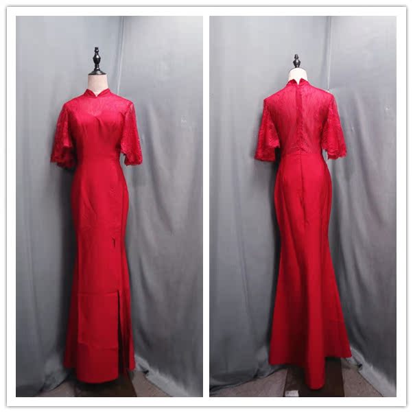 bride have more cash than can be accounted for Evening dress marry Toast clothing Cocktail party host fashion fish tail costume wedding Bridesmaid Dressesin the Women's clothing/Boutique , Wedding/Cheongsam/Formal dress , Formal dress/Evening  category - from Buy2taobao.com to provide professional Taobao agent buy service
