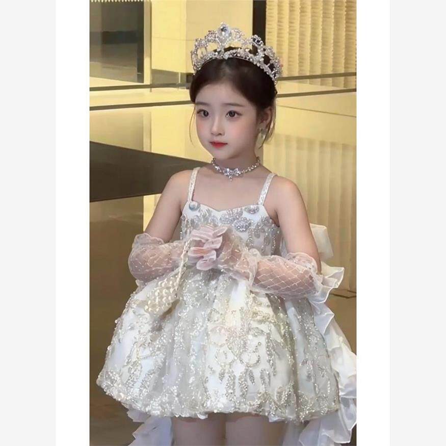 赵露思同款八音盒女童公主裙儿童洛丽塔蓬蓬裙女孩连衣裙生日礼服