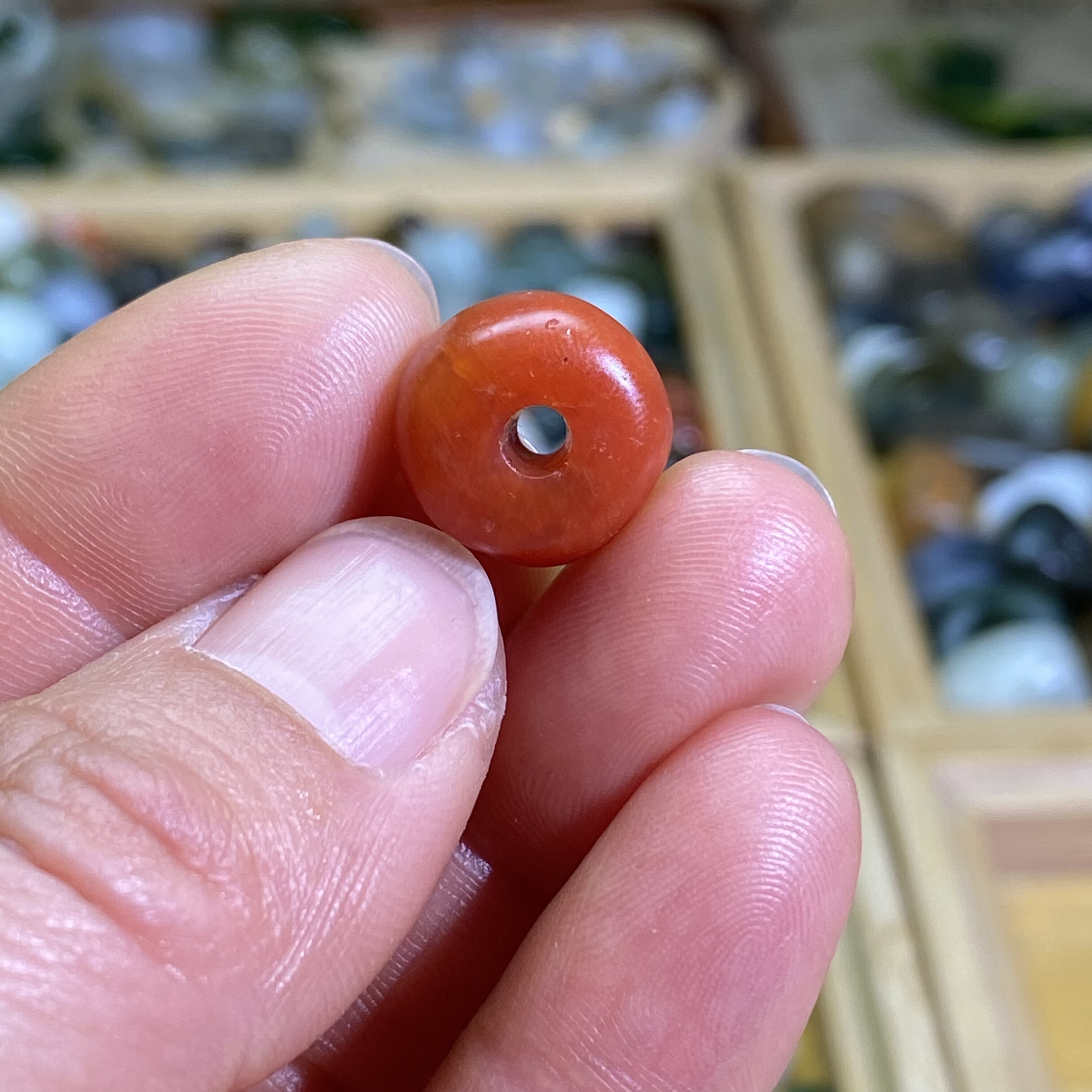 南红玛瑙朱砂红随型圆珠子配饰老光工艺复古风手编绳手链手串配珠,珠宝/钻石/翡翠,DIY配件,淘宝优惠券,粉丝福利购,淘宝优惠卷