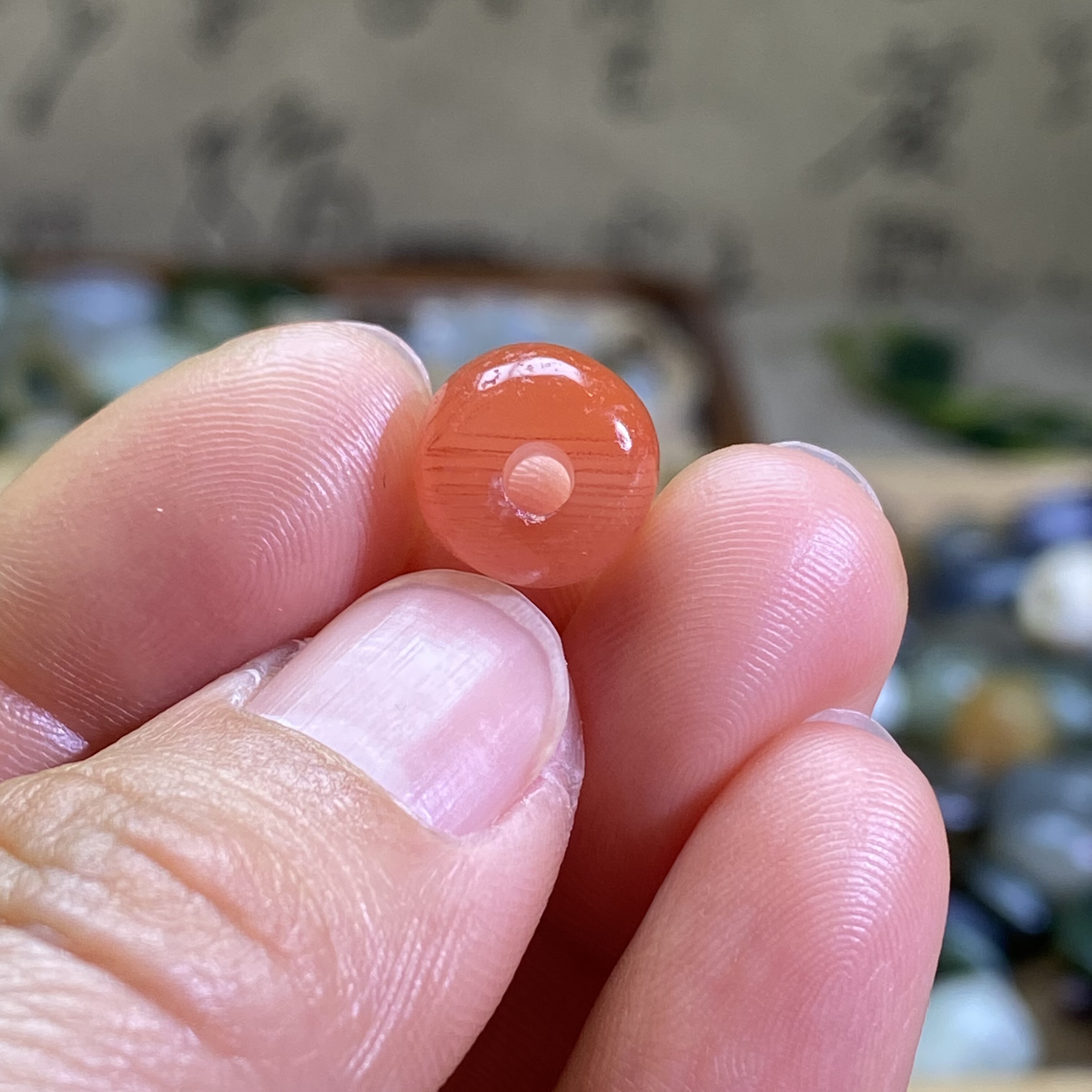 南红玛瑙樱桃红随型圆珠子配饰复古风老光工艺手编绳手串多宝配珠,珠宝/钻石/翡翠,DIY配件,淘宝优惠券,粉丝福利购,淘宝优惠卷