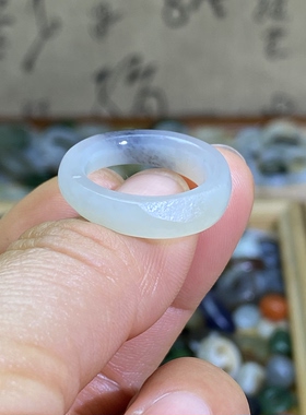 和田玉白玉籽料卡17青花俏色留原皮随型戒指复古文玩珠串跑圈挂饰