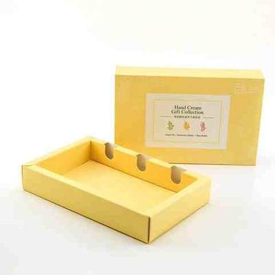 厂家加工定制金黄色包装盒纸盒抽屉式包装盒礼盒饼干外包装盒安源