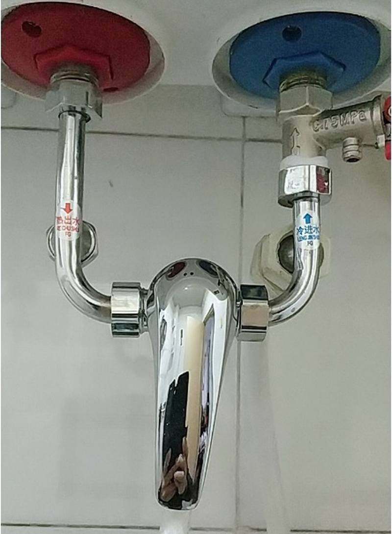 水阀洗浴专用热水器水龙头全铜明装开关混合阀电热水器沐浴洗澡间