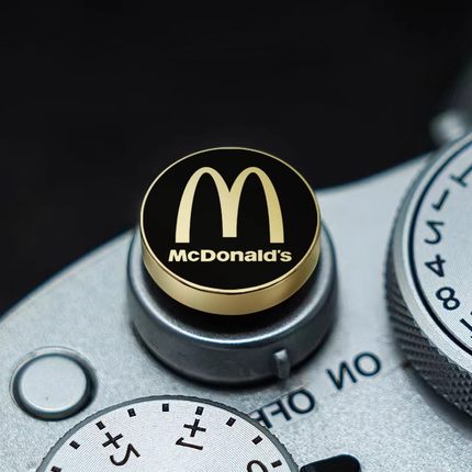 适用索尼/富士/尼康DIY快门键相机个性快门按钮尼康黄铜快门按键