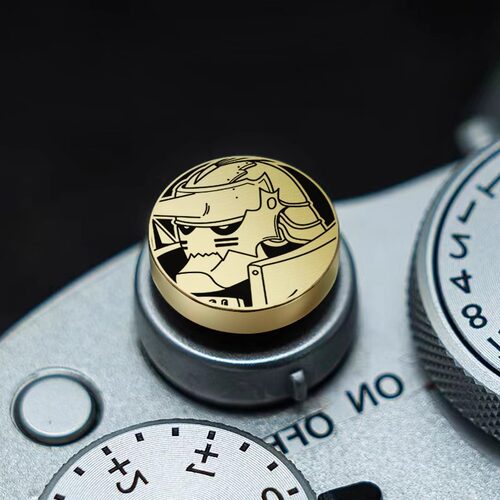 来图定制黄铜铝合金相机快门按键