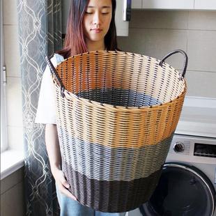 收衣蓝筐篓子装放的换洗衣篮子放衣服的内衣内裤洗澡筐书匡浴室