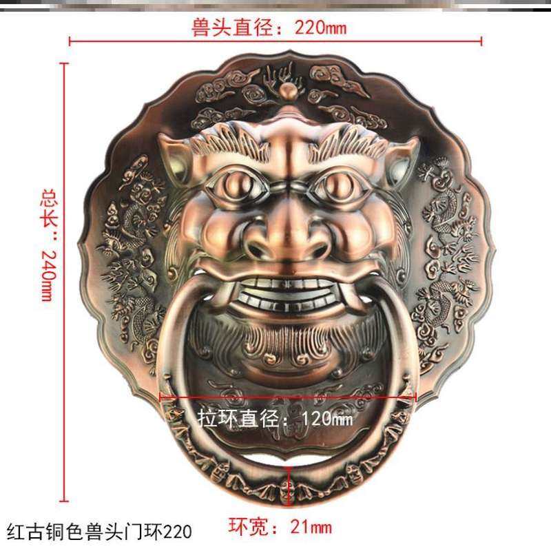 大门装饰配件大门配件铁艺花样伸缩门五金件农村大铁门装饰花把手