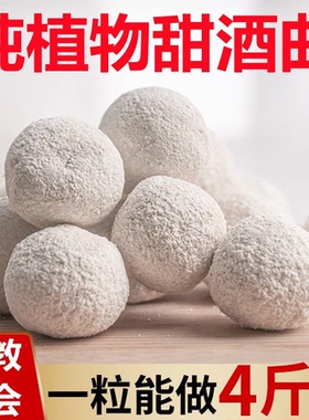 甜酒曲米酒曲纯植物做糯米酒醪糟甜酒酿酒饼传统家用曲子酵母酒药