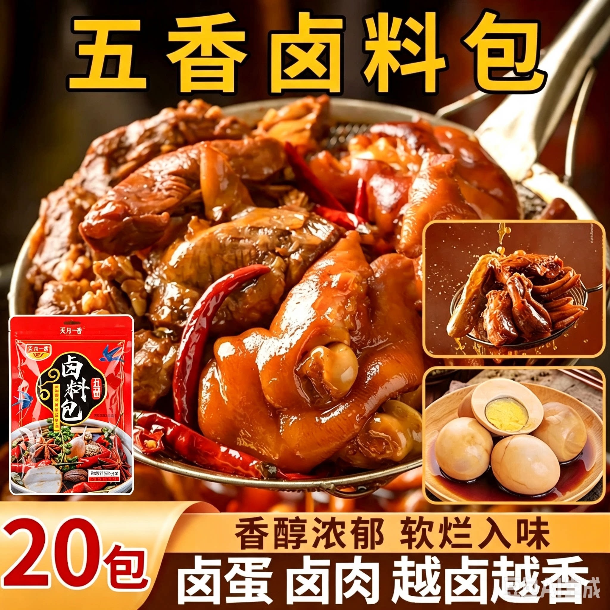 五香卤料包香浓卤肉料包卤猪蹄