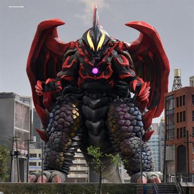 大号软胶奥特怪兽可动人偶贝利亚融合奇美拉贝洛斯男孩玩具