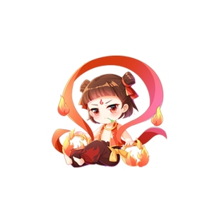 动漫亚克力双层夹层挂件灵珠魔丸藕饼龙爹钥匙扣现货