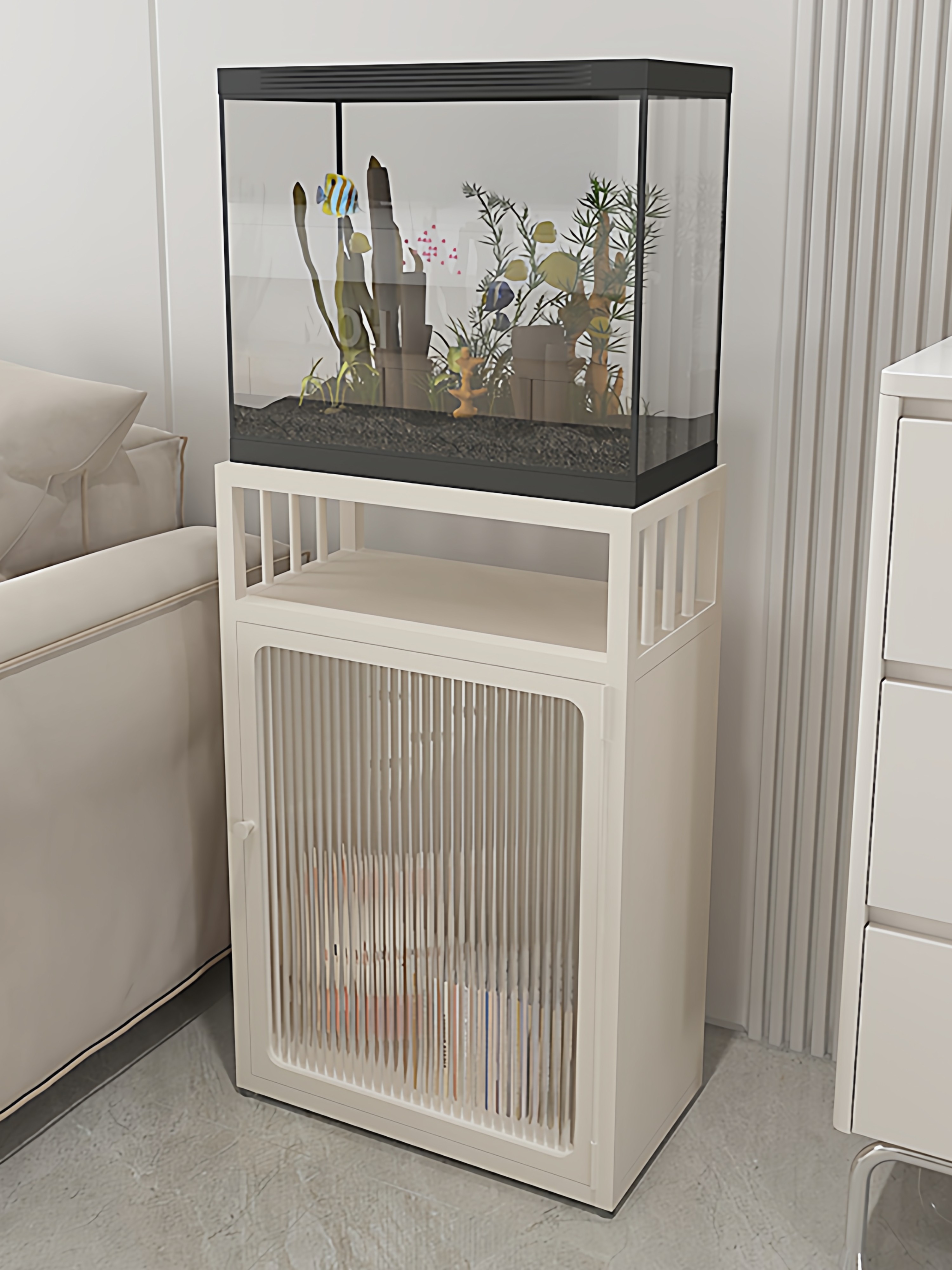 Специальный нижний шкаф для аквариума Dangbei fish tank подходит для полки Xiaomi fish tank с несущим основанием, изготовленной на заказ, стеллаж для аквариума, шкаф для аквариума Изображение 1
