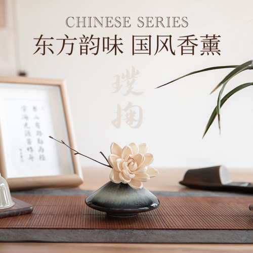 国潮禅意中式风香薰摆件