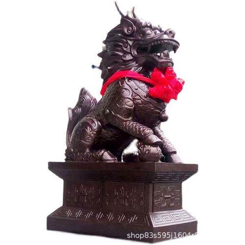 铸铜貔貅动物雕塑麒麟一对酒店公司门口景观装饰摆件