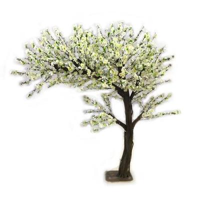 仿真豆花树大型紫藤花树背景墙装饰藤条假花布景假樱花树假植物