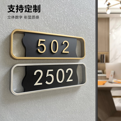 门牌号码牌家用入户包厢