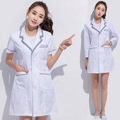 韩国皮肤管理工作服纹绣师美容师女长短袖 定制logo 医疗美容院工装
