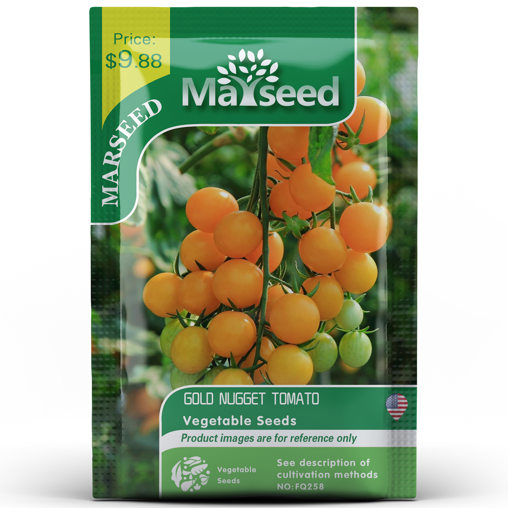 【marseed火星家】进口传家宝gold nugget tomato 金块番茄种子