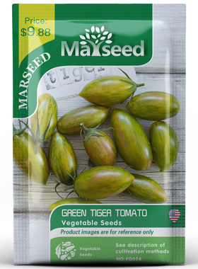 【掌柜推荐】网友反馈纯甜工匠系列绿皮虎樱桃番茄种子GreenTiger