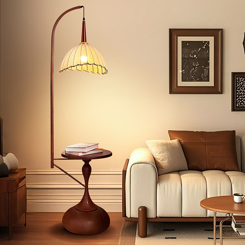 法式中古风装饰氛围感置物落地灯