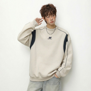 MPstudios原创男装阿茶与阿古方寸先生物空宋松加绒连帽卫衣外套