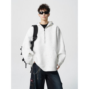 MPstudios原创男装吕小虎执行周期0123start重磅美式连帽大码卫衣