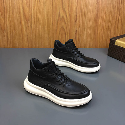 马丁靴男2025新款英伦复古高端休闲短靴轻便男士真皮厚底中邦潮鞋