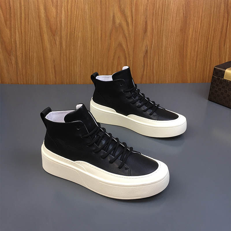 秋冬季2024年防滑英伦风真皮男鞋