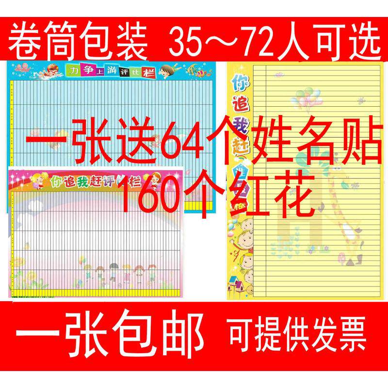 学校中小学生幼儿园班级评比栏竞赛栏积分表教室布置班容班貌墙贴