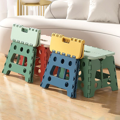 加厚塑料折叠凳子便携式家用小板凳马扎儿童户外小凳子结实椅子