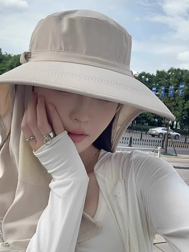 Дышащая солнцезащитная шляпа, дорожная маска на солнечной энергии, с защитой шеи, УФ-защита