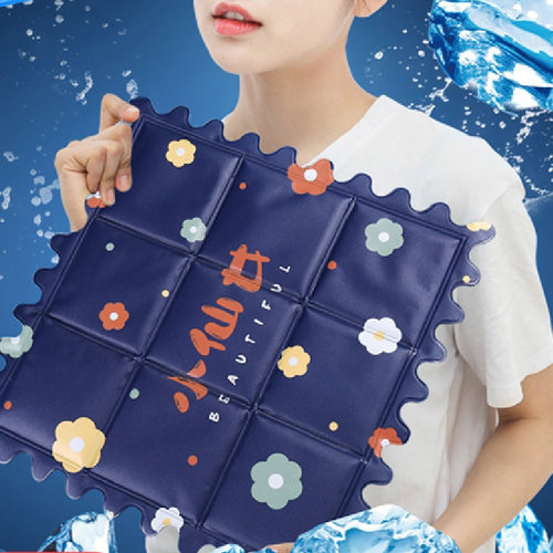 夏天冰垫坐垫凉垫汽车降温神器学生椅垫免注水凝胶透气冰凉枕冰袋